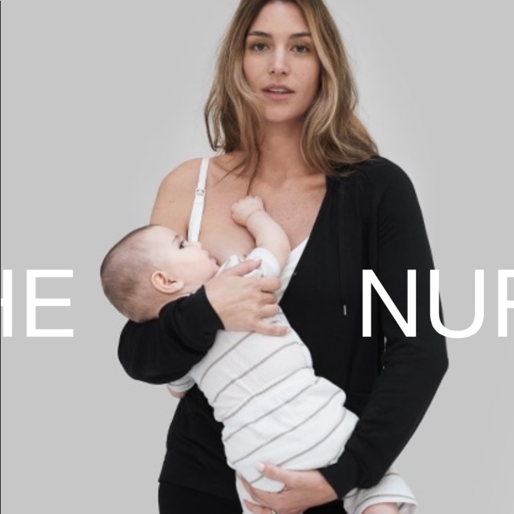 NWT GAP Nursing Maternity Crossover Hoodie Sweatshirt